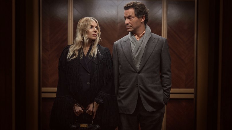 Sienna Miller and Dominic West in War.