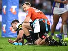 Nathan Cleary has voiced support for the rival who broke his leg. (Dan Himbrechts/AAP PHOTOS)