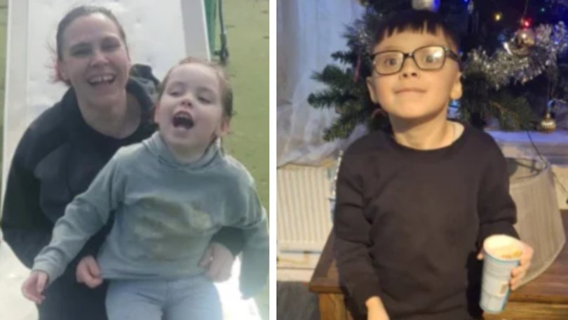 Elisha Brabin, 36, with daughter Prudence, 7, and, right, son Ellis, 8, all lost their lives in a housefire.
