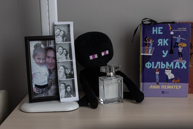 Uliana’s desk. Her father is listed as missing in action.