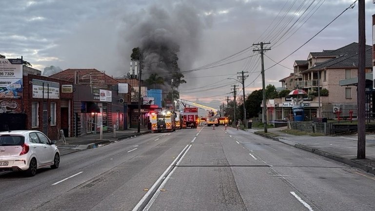 Sydney commuters are facing traffic chaos with a major road blocked off in the city’s south-west during peak hour. 