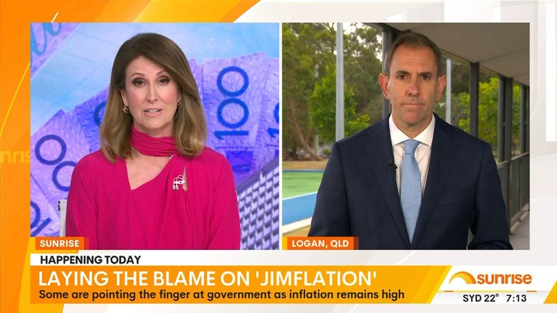 The Treasurer said inflation worsening in response to Middle East 