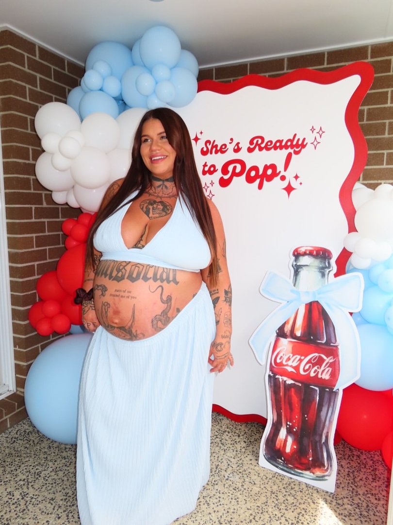 Veruca Salt at her baby shower.