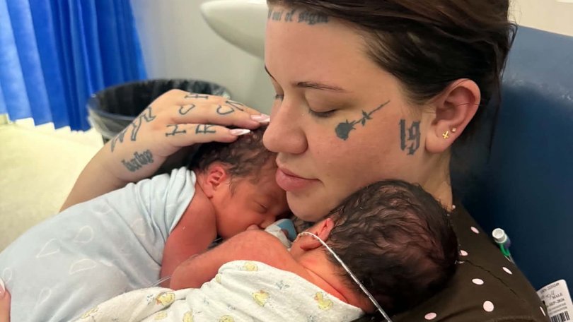 Veruca Salt has given birth to twins.