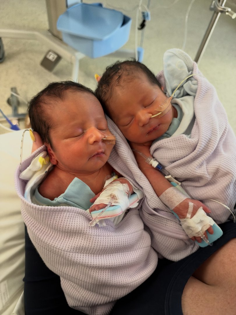 Twins Storm and Zion.