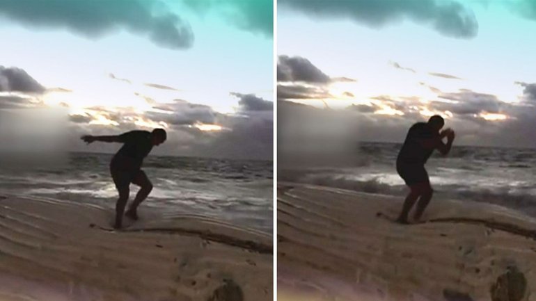 A person has been slammed for performing a viral dance move - the Griddy - on a whale.