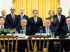 Mark Zuckerberg, Jensen Huang, Donald Trump and Elon Musk.