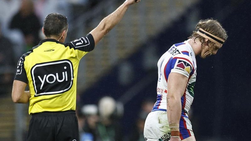 Phoenix Crossland became just the second player sent off in an NRL final after his devastating tackle on star half Nathan Cleary.
