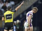 Phoenix Crossland became just the second player sent off in an NRL final after his devastating tackle on star half Nathan Cleary.
