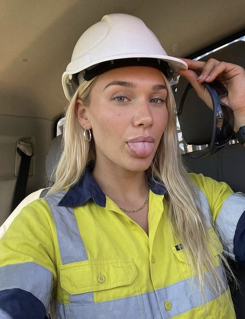 An explosive investigation discovered the influencer was using AI-generated content of a female FIFO worker.