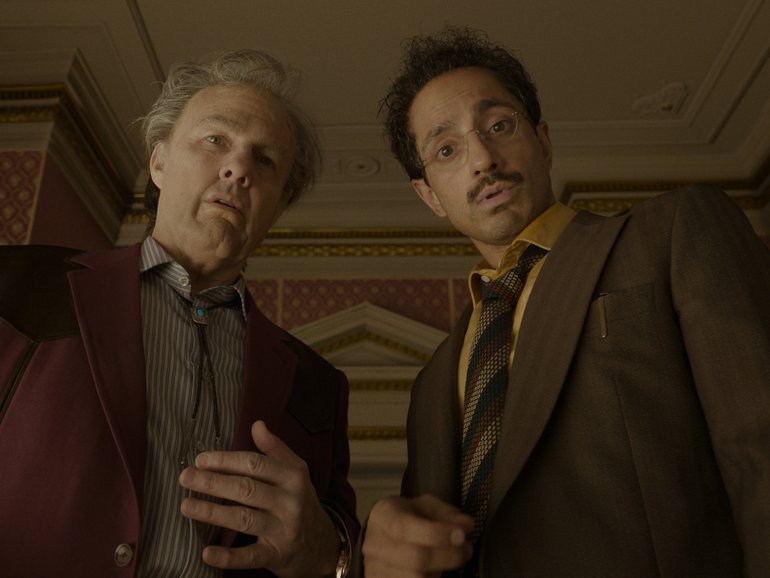 Tom Cruise and Riz Ahmed in Digger. 