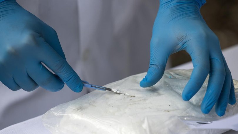 Testing showed that some of the seized cocaine had been substituted for flour. (EPA PHOTO)