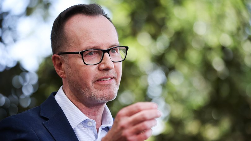 David Shoebridge elected as new leader of the Greens addresses the media in a press conference. NewsWire/ Gaye Gerard