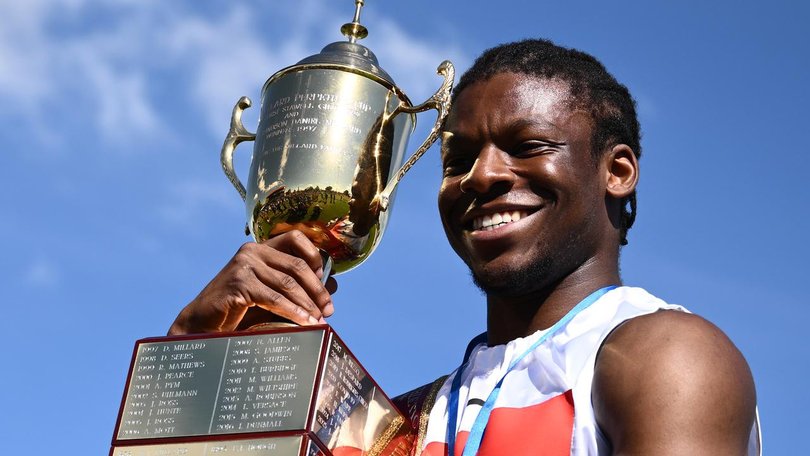 Olufemi Komolafe has been stripped of the title and the $40,000 prize after a positive drug test.