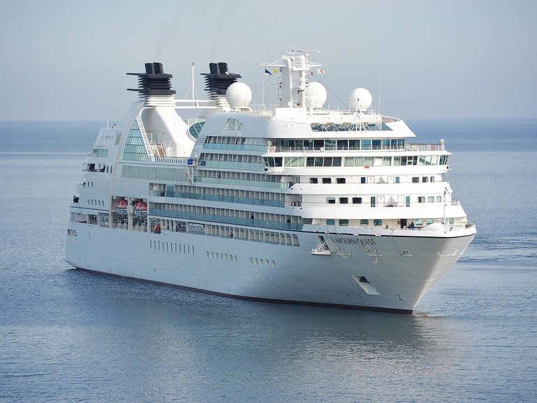 A  woman accused of leaving her four young children at home alone to go on a three-day cruise has faced court.