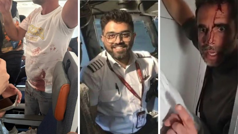 Benjamin Netanyahu has praised a wounded pilot and passengers aboard a FlyDubai flight for their bravery after a violent confrontation in the cockpit forced an aircraft to make an emergency landing.