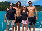 Martin and Debra Robinson with their sons Callum and Jake.