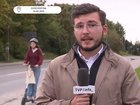The teenager was struck by a car on live television.