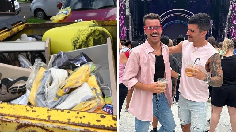 More than 100 photos have been released of the bloodied belongings of a Sydney couple found in a bin days after they were allegedly murdered. 