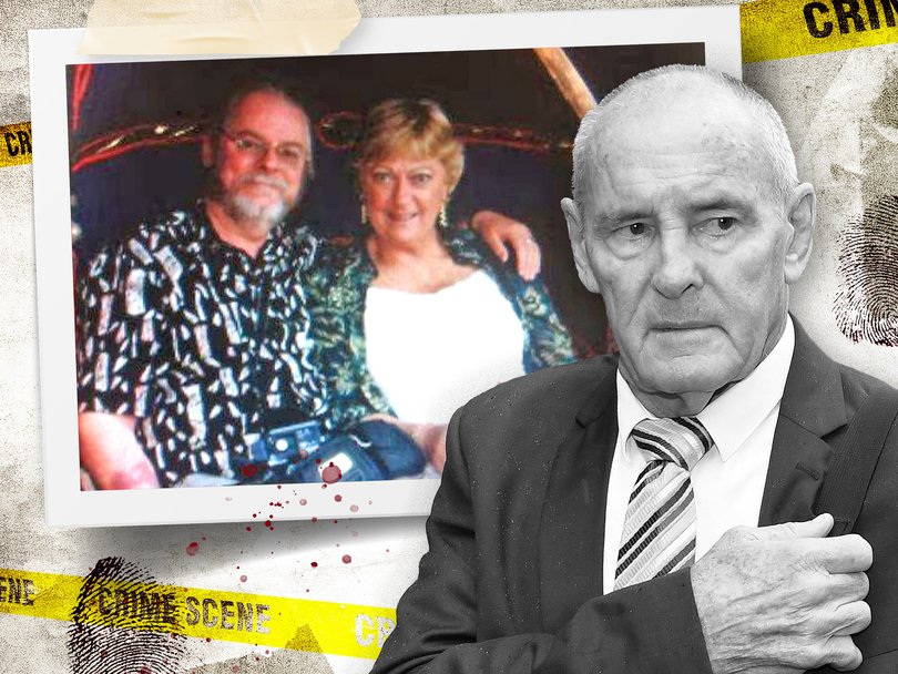 Convicted murderer Chris Dawson; and (inset) Brian Crickitt who killed his wife Christine.