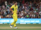 Pat Cummins during game two of the Men's ODI series between Australia and Pakistan in November 2024.