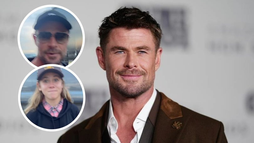 Chris Hemsworth has given fans a glimpse of his life away from Hollywood by sharing a proud dad moment.