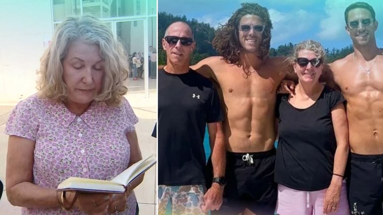 The parents of Australian brothers Callum and Jake Robinson have made an emotional statement outside court in Mexico.