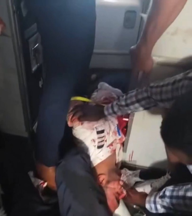 Passengers and crew on the Flydubai jet managed to tie up and stop the alleged attacker from what they believe was his attempted suicide mission.