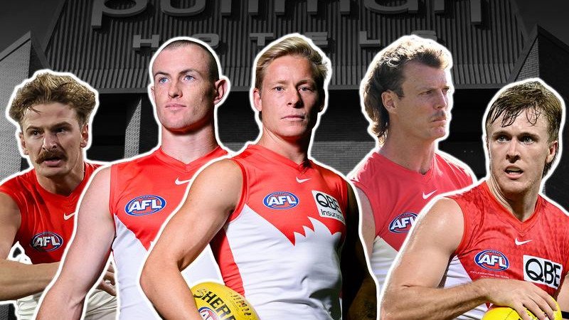 Isaac Heeney, Chad Warner, Nick Blakey, James Jordon and Riley Bice were stood down by the Swans following allegations relating to an incident at Melbourne’s Pullman Hotel.