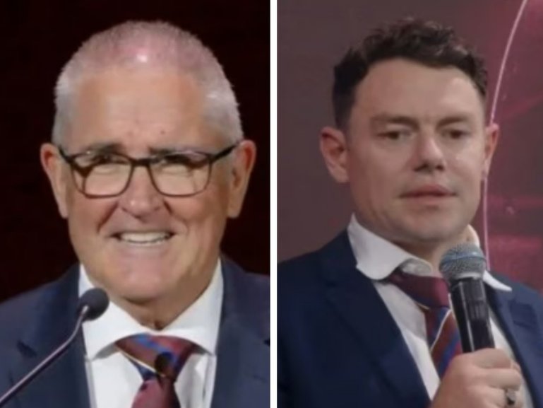 Lachie Neale copped a brutal parting shot as Chris Fagan and Andrew Wellington farewelled the dual Brownlow medallist as he heads to Collingwood next season.