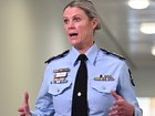 Australian Federal Police Commissioner Krissy Barrett said the force alleged Mr Teslov ‘joined the Ukrainian armed forces, gaining access to information relating to military personnel, units and locations.’