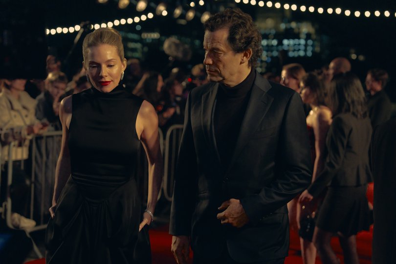 Sienna Miller and Dominic West in War.