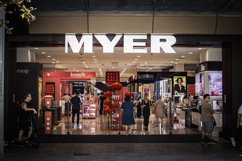 Police said the man had attended public toilets inside the Myer store at Forrest Chase before offending at the restaurant.