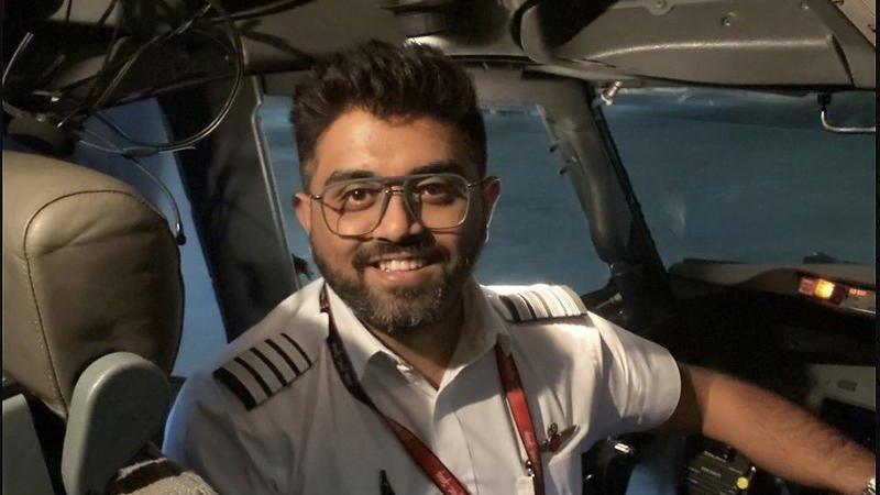 Indian Captain Smit Machchhar was stabbed when his co-pilot allegedly tried to crash their plane.