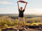 Olympic gold medallist Nat Cook uncovered the 4th Brisbane 2032 emblem piece from Wild Horse Mountain at the Sunshine Coast. Brisbane 2032.