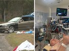 Knights’ fan Chris Clancy posted to Instagram claiming he had broken his collarbone and was being assessed for a 
‘sprained or broken right foot’ after the accident on Saturday. 