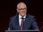 Chris Fagan addresses the players, staff and fans at the 2026 Club Champions Event in Brisbane