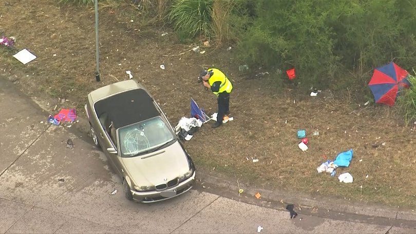 Ten Knights fans were injured in the horror crash.