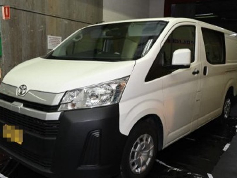 Beau Lamarre-Condon is accused of hiring a van and then using it to move the bodies of Mr Baird and Mr Davies. Picture: Court exhibit