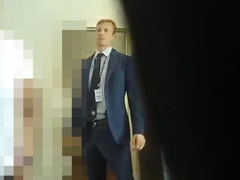 Body-worn footage of detectives attending Jesse Baird's home before declaring it a crime scene. Picture: Court exhibit.