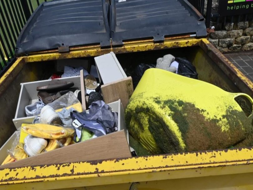 Mr Lamarre-Condon allegedly dumped the couple’s belongings in a skip bin in Cronulla. Picture: NewsWire Handout