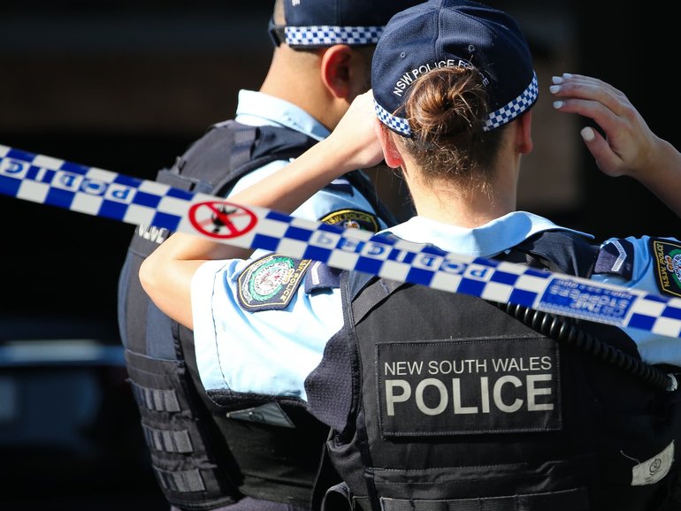 A man has been shot dead by police after he allegedly pointed a rifle at officers on the NSW Southern Tablelands. 