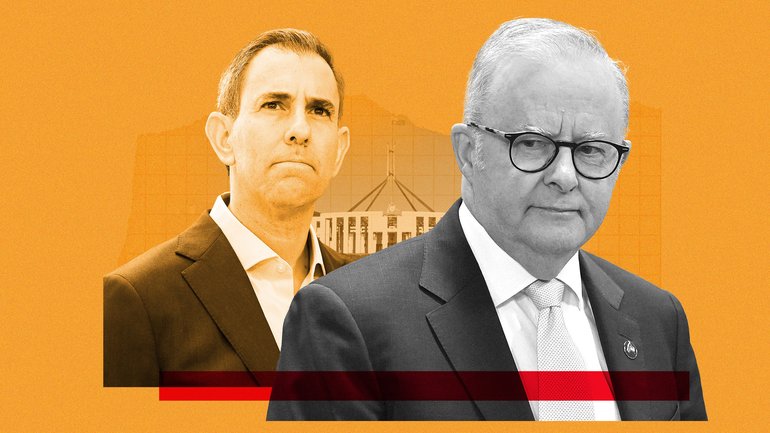 Jim Chalmers and Anthony Albanese are face growing voter discontent.
