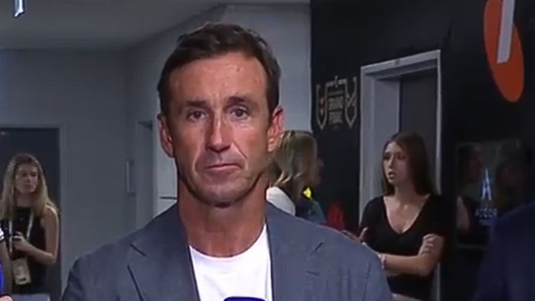 Many fans believe Newcastle icon Andrew Johns should have sat out the NRL grand final and not commentated.