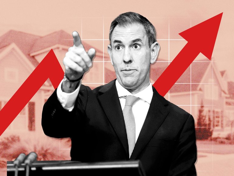 Treasurer Jim Chalmers has blamed massive AI data centre investment for an expected soaring of Commonwealth debt interest payments.