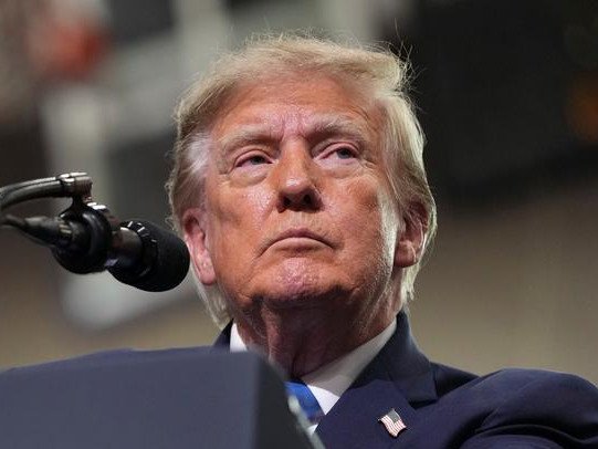 The US President says ‘some threats’ prompted the United States to removed its bombers from RAF Fairford in Gloucestershire. 