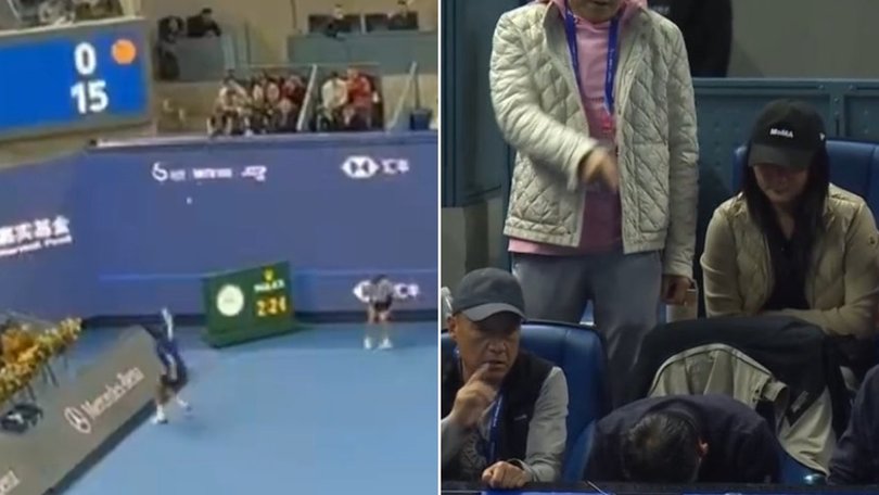 Daniil Medvedev was defaulted from the Beijing Open after hitting a ball into the crowd, injuring a spectator.