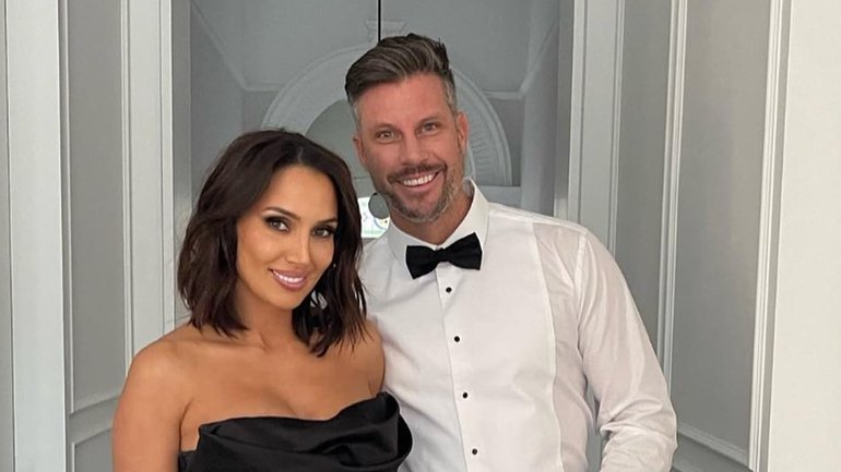 Sam Wood with wife Snezana.