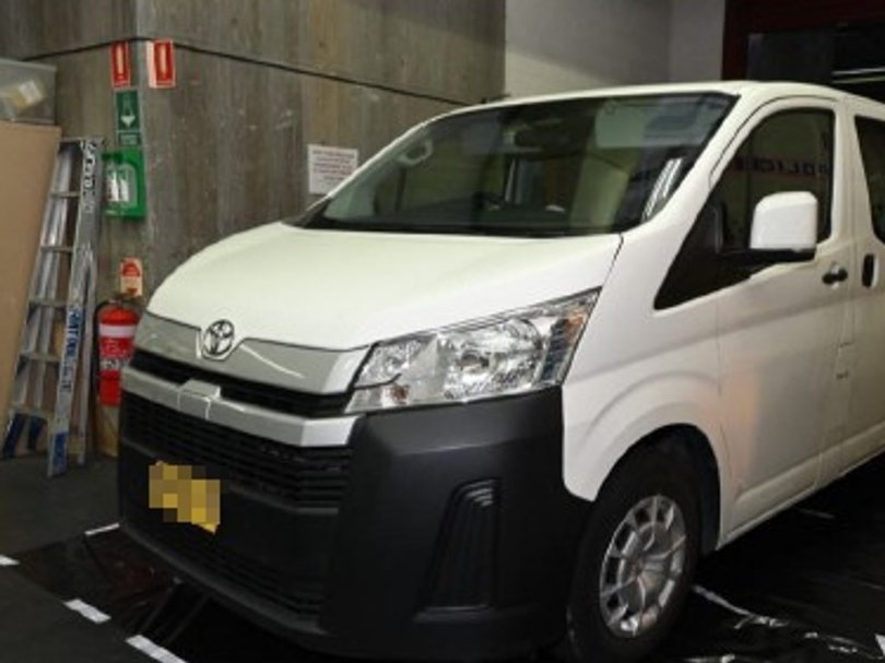 Mr Lamarre-Condon is accused of hiring a van and then using it to move the couple’s bodies. Picture: Court exhibit