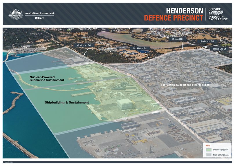 Henderson precinct aerial map Picture: Unknown